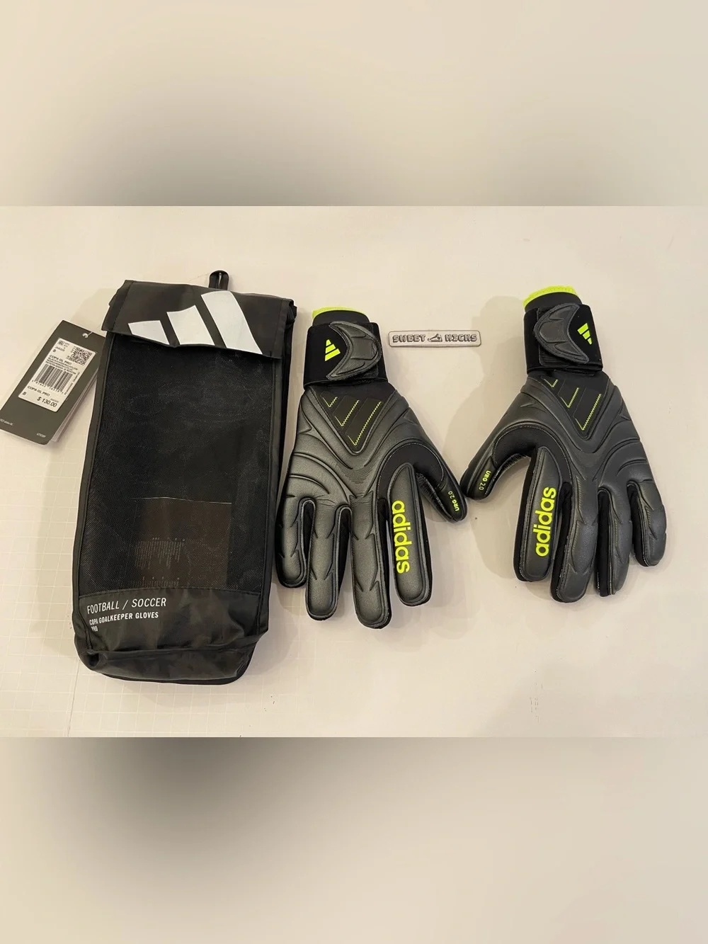 Men’s Adidas Copa Pro Soccer Goalkeeper Gloves Black